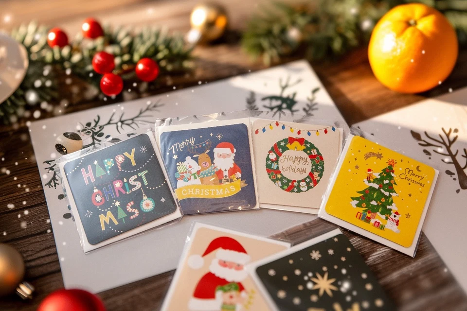 Tarjetas Pop-Up 3D de Felicitación de Navidad - Juego de 4 Diseños Festivos de Vacaciones 🎅❄️ Foto 2 de 3