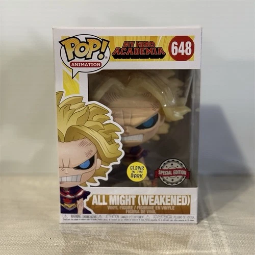 Funko Pop! Animation My Hero Academia All Might #648 Glow in the Dark Special E…
