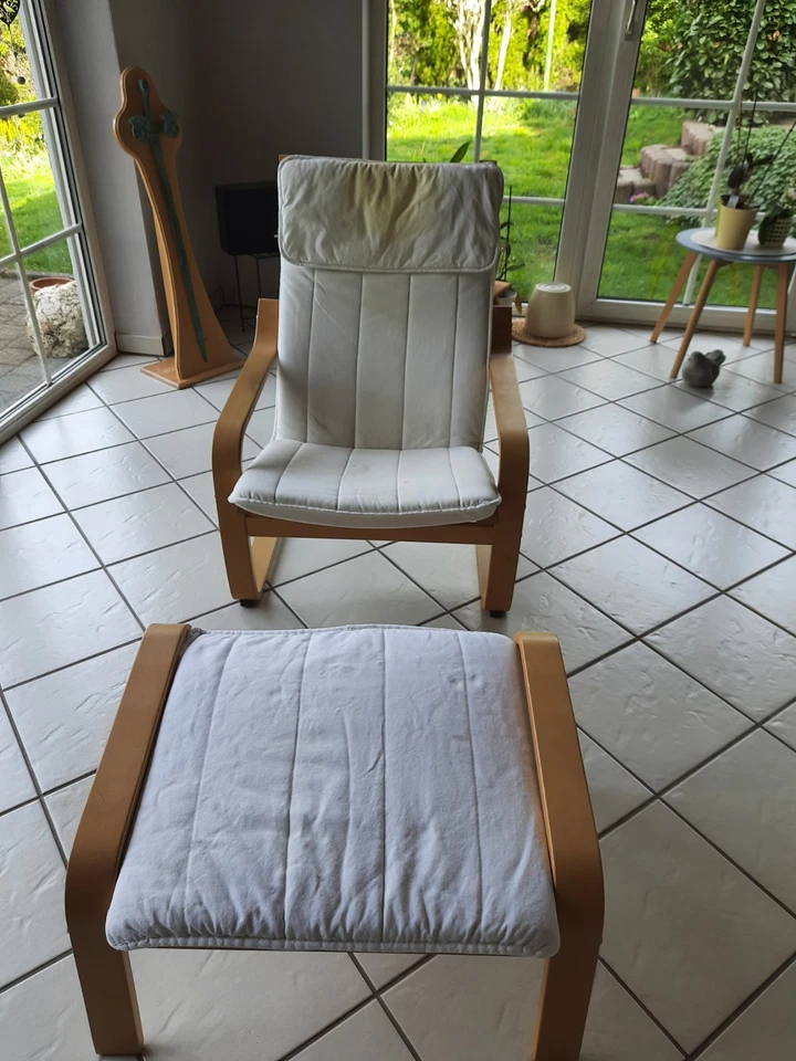 IKEA PELLO Schwingsessel - Beige, Foto 2 von 4