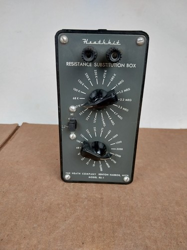 Scatola sostituzione resistenza vintage Heathkit modello RS-1 non testata