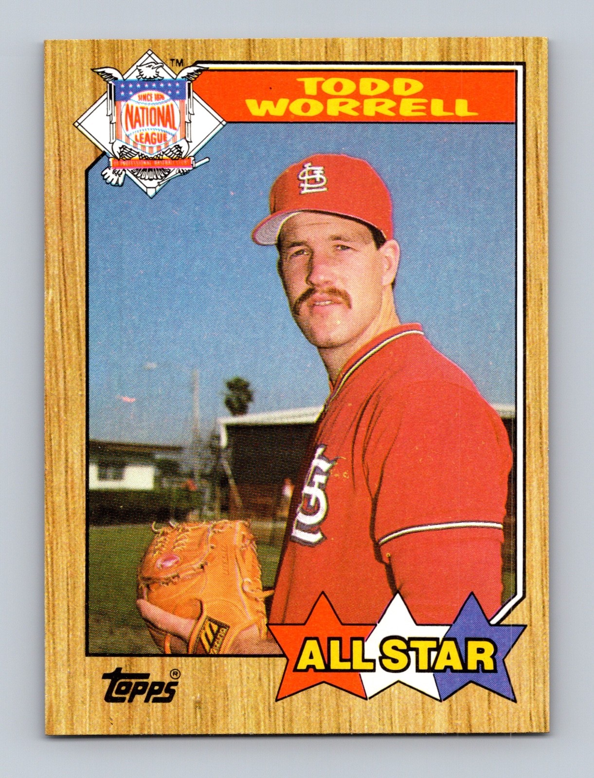 Todd Worrell All Star St. Louis Cardinals #605 1987 Topps Baseball