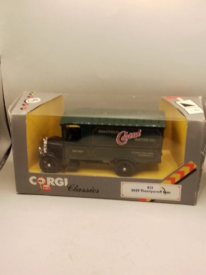 Furgoneta Corgi Classics 1929 Thorneycroft Castrol 821 en caja Foto 2 de 4