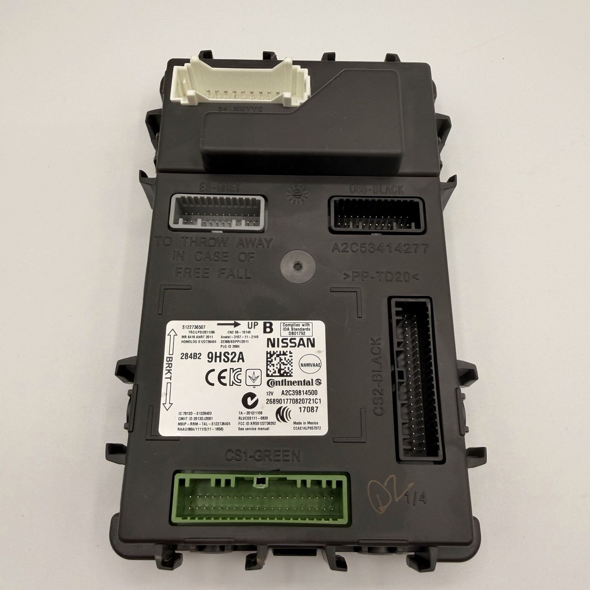 OEM Nissan Body Control Module BCM 284b2 9hs2a for sale online | eBay