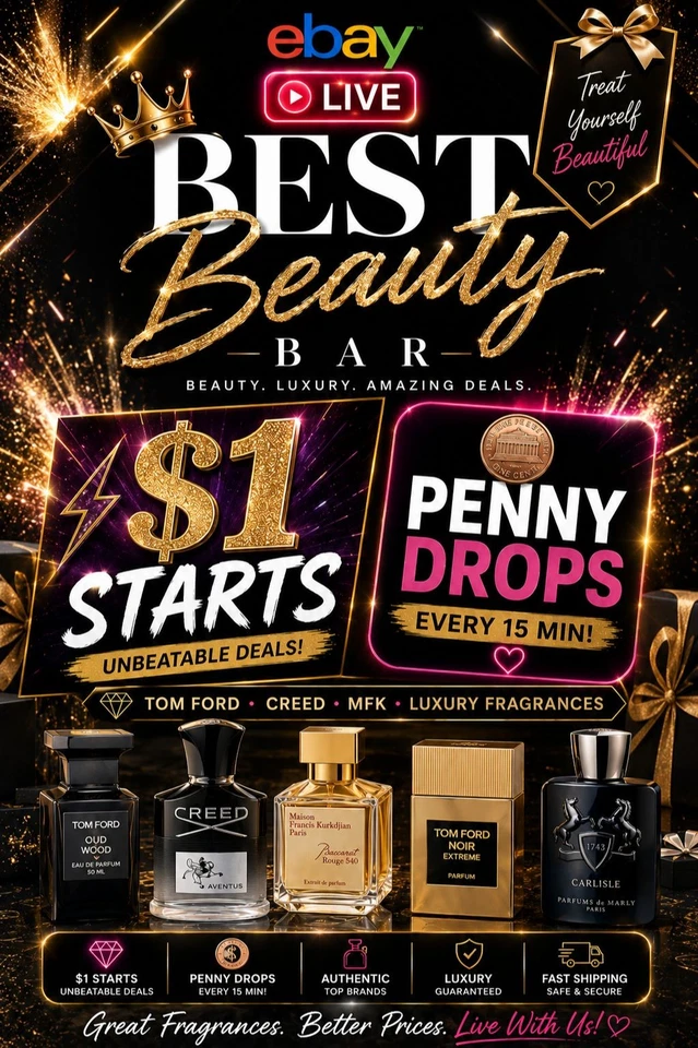 💥 $1 Starts • Tom Ford, Creed, MFK & Luxury Fragrances