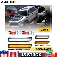 4X Dynamic LED Side Mirror Turn Signal Lights Reflector For Ford F150 2009-2014