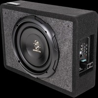 Ground Zero Gzcs 25SUB-ACT | 25Cm Aktiv Subwoofer Flach 430 Watt Max