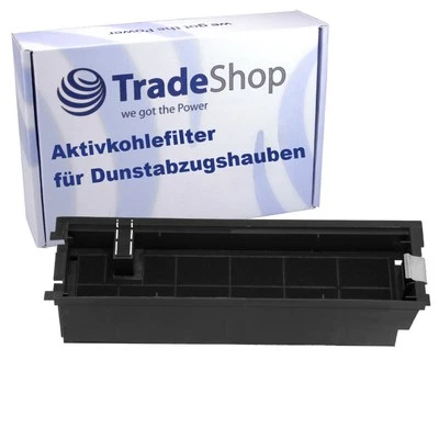 TRADE-SHOP Aktivkohlefilter 372x114x75mm ersetzt Bauknecht 852908301000, Wpro AMC100