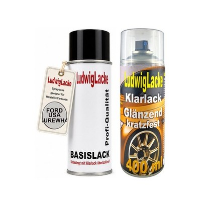 Spraydose für FORD USA JUREWHA ICED MOCHA PEARL Autolack Klarlack Set Basislack