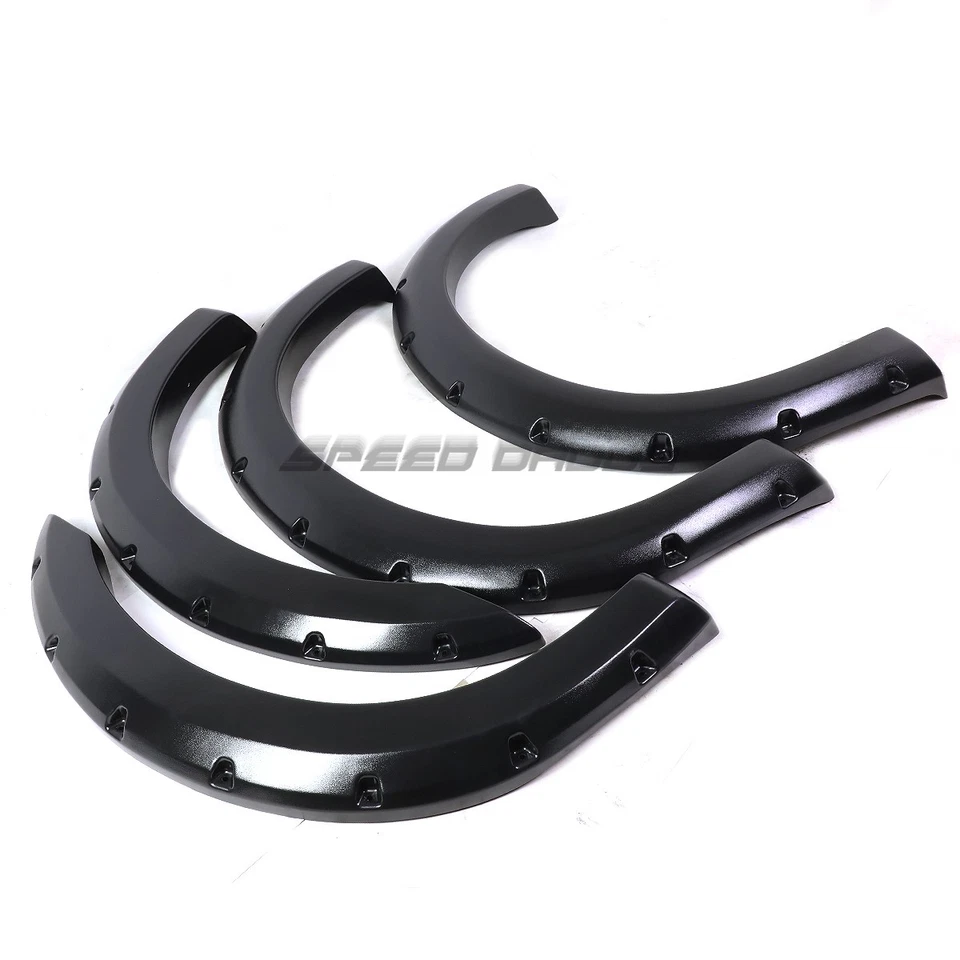 [4 PIEZAS]PARA 99-07 FORD F250-F550 SUPER DUTY ABS BOLSILLO REMACHADO GUARDABARROS BROTES Foto 4 de 4