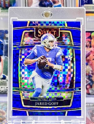 2021 Panini Jared Goff - Blue COLOR MATCH Prizm SN /199 - Detroit Lions