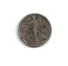 1917-S  REVERSE Walking Liberty SILVER Half Dollar no combined shipping
