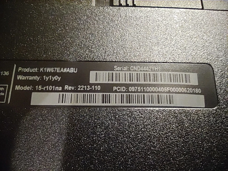 Linux HP Laptop 15-r101na - 15.6" - Intel Pentium - N3540 - 4 GB RAM - Image 2 of 4