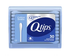 Q-tips Travel Size Cotton Swabs 30 Ct, 100% Cotton for Home & Beauty