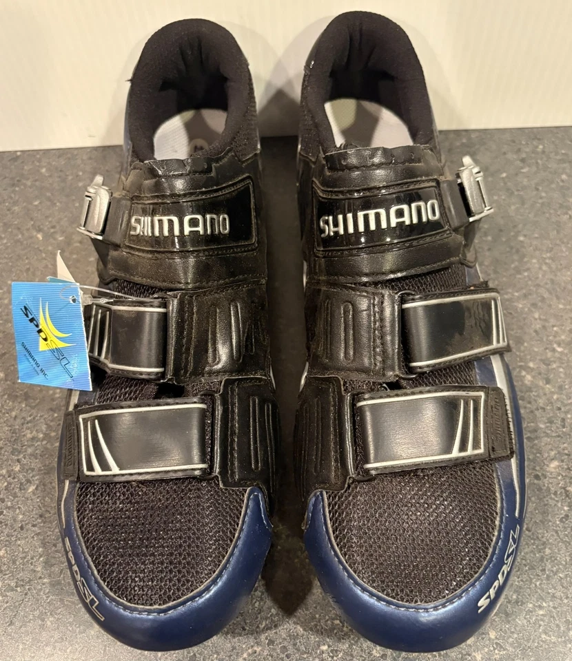 Shimano SPD-SL SH-R130B mens US 10 EU 44 blue Road Cycling Spinning Shoes NWT - Image 4 of 4