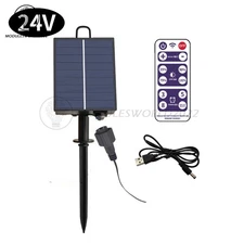 3V/24V Solar Panel Case w/ DC Charging Solar Lamp String Circuit Control Board