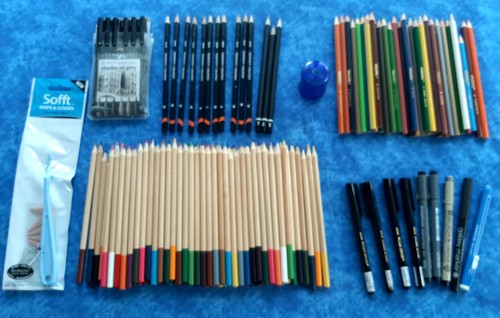 Lot of 115+ Colored Drawing Pencils & Graphite Pencils - Studio, Prang, Etc.