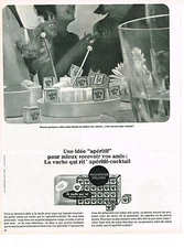 ADVERTISEMENT 1968 LA VACHE QUI RIT aperitif cubes aperitif cocktail