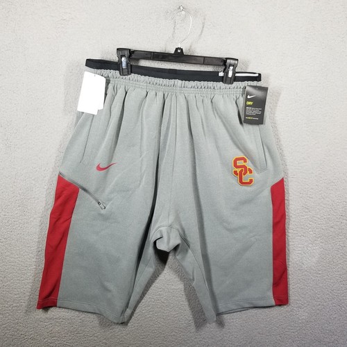 USC Trojans Nike Football Shorts Team Issued Practice Fleece Shorts XL 35255-SC3