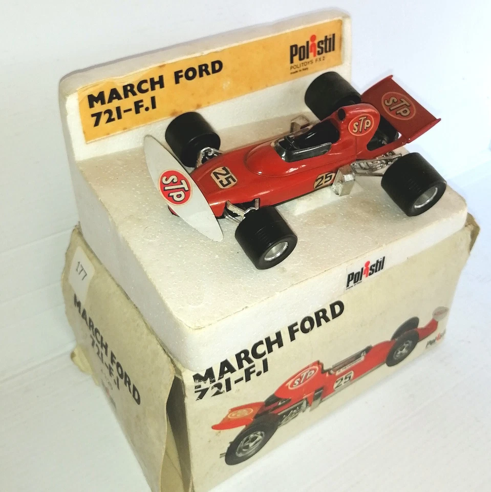 MARCH FORD 721 F.1 MADE IN ITALY POLISTIL SCALA 1/25 OBSOLETO - Immagine 2 di 3