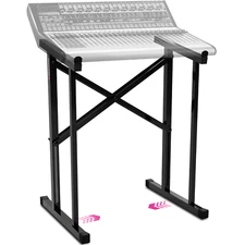 Portable Audio Mixer Stand - Foldable, Adjustable for DJ, Synth, MPC, Turntable