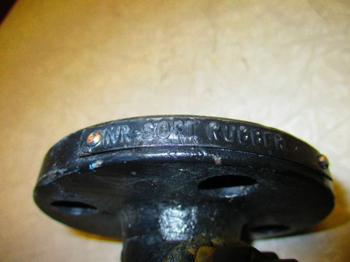 Diaphragm Valve Rubber Lined SAUNDERS 1" 150 Flanged Straight Iron Body/Bonnet - Picture 6 of 11