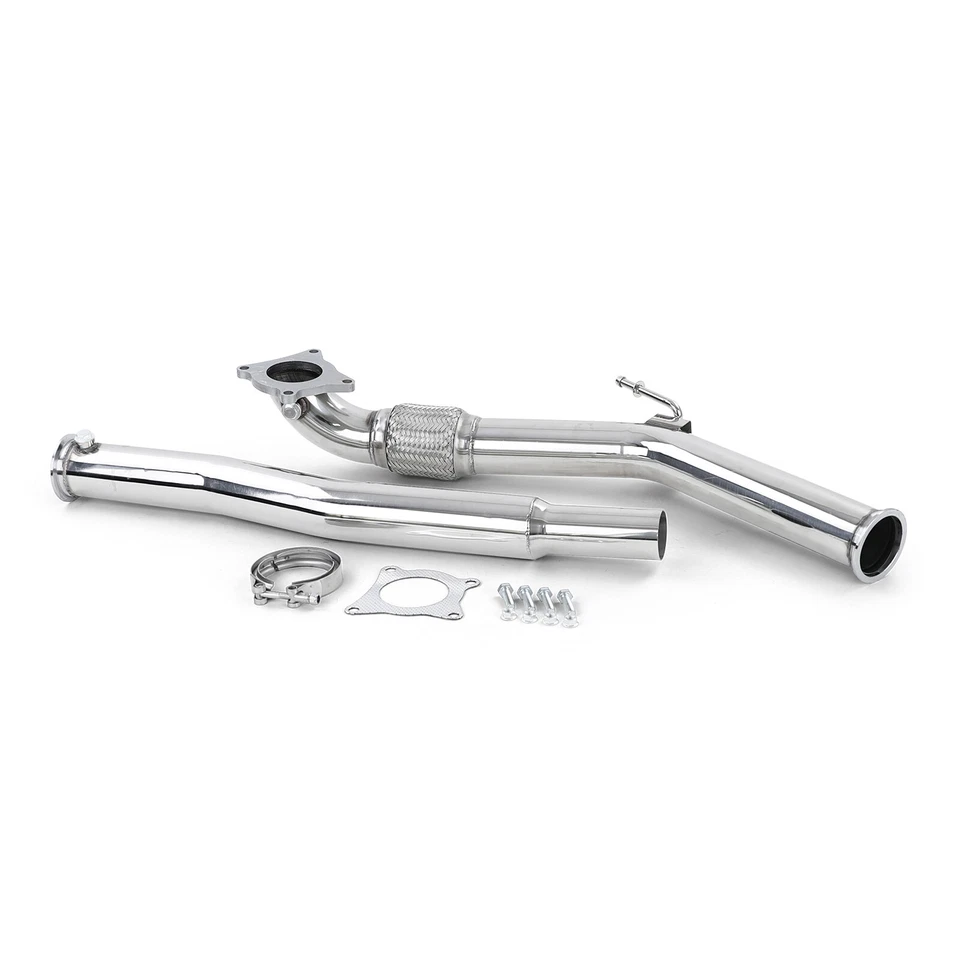 DOWNPIPE INOX POUR VW GOLF 5 6 GTI AUDI A3 8P 1.8T 2.0T TT 8J 2.0 TFSI SEAT LEON - Photo 2/4