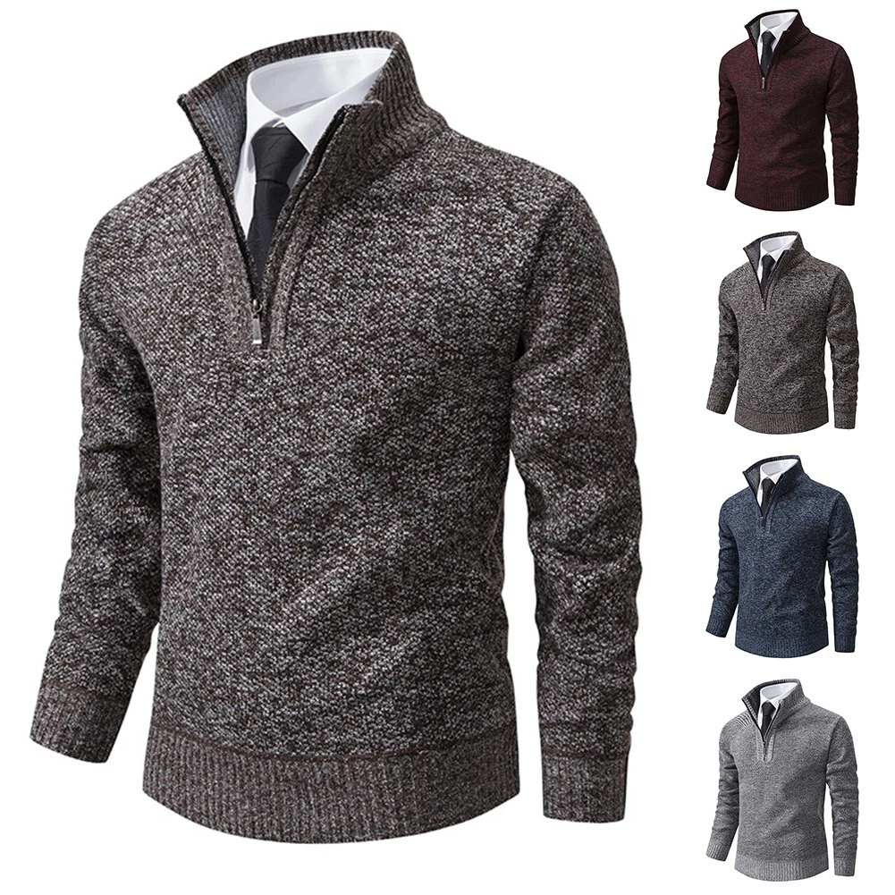 Mens fleece turtleneck pullover clearance