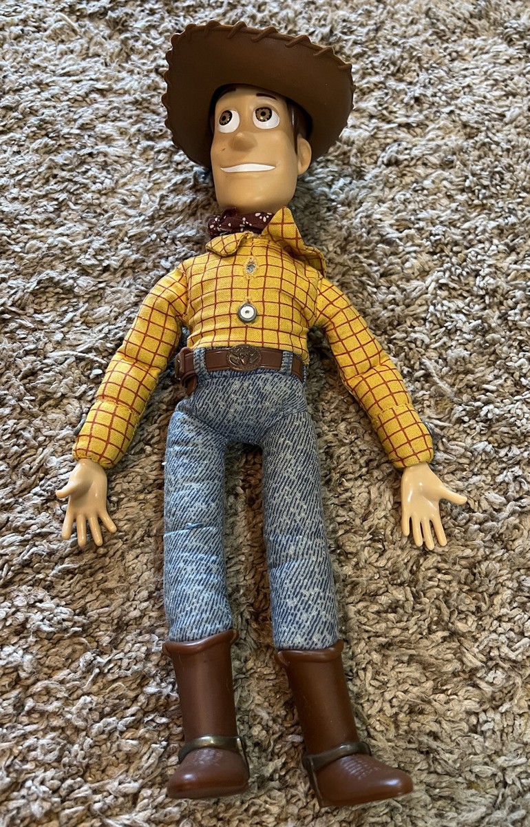 当時物 TOY STORY woody THINKWAY社 未使用 ToyStory Signature Collection Thinkway Talking Woody Doll