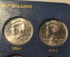 2009 P and 2009 D Kennedy half dollar BU UNCIRCULATED FROM ROLL  (2 COINS)