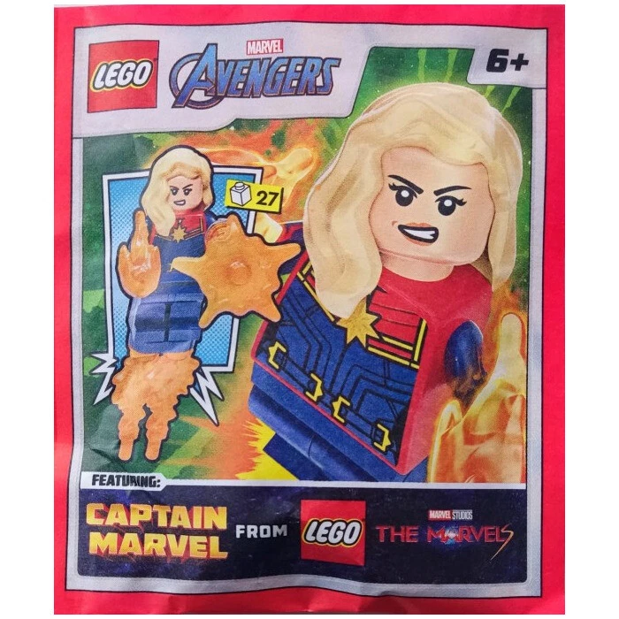 LEGO Marvel Super Heroes Capitán Marvel Paquete de Papel Lámina 242321 (SELLADO)