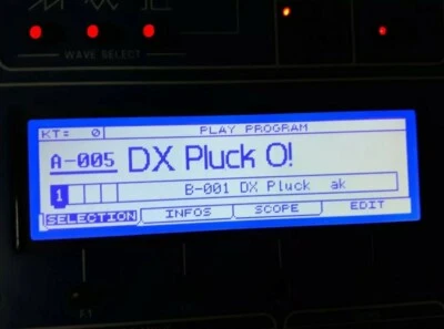 LUX ¡Pantalla LED Oberheim OB-12 personalizada (negativa)!