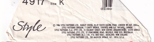 Style 4917 Duster Coat Cardigan Blouse Top Pants Skirt Pattern Sz 8 10 12 - Picture 5 of 9