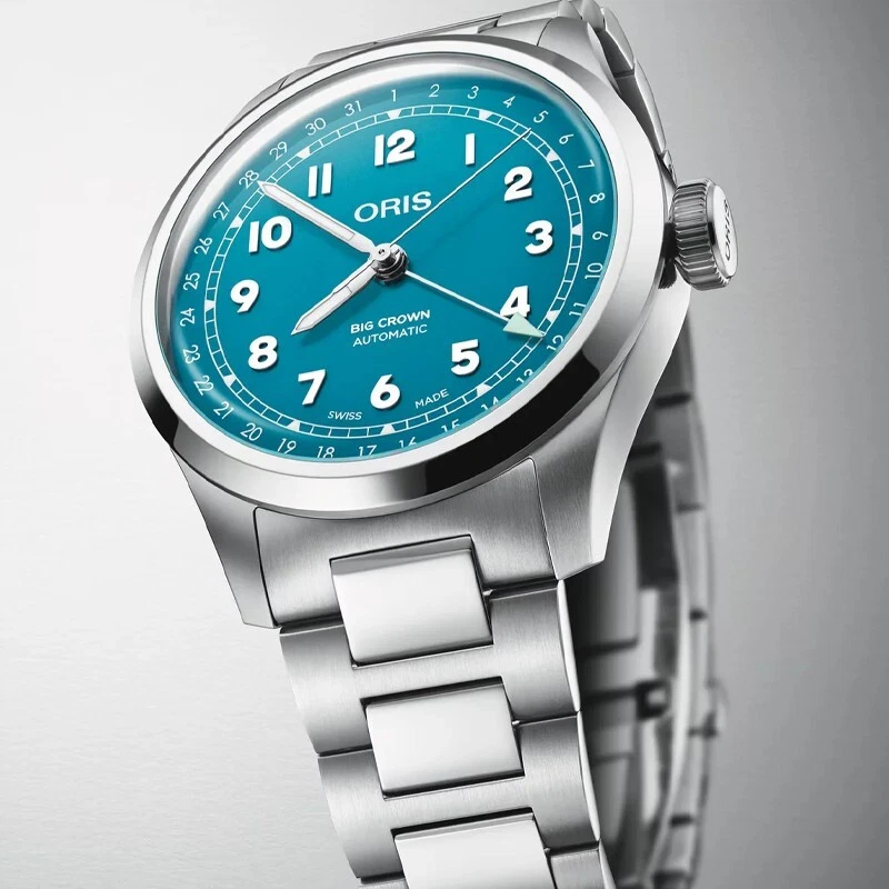 Мужские часы Oris Big Crown с указателем даты 40 мм сталь 01 754 7798 4065-07 8 20 06 - Изображение 4 из 4