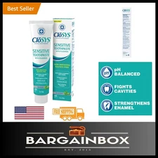 Fluoride Toothpaste for Sensitive Teeth - Gentle Mint, Enamel Protection - 7oz