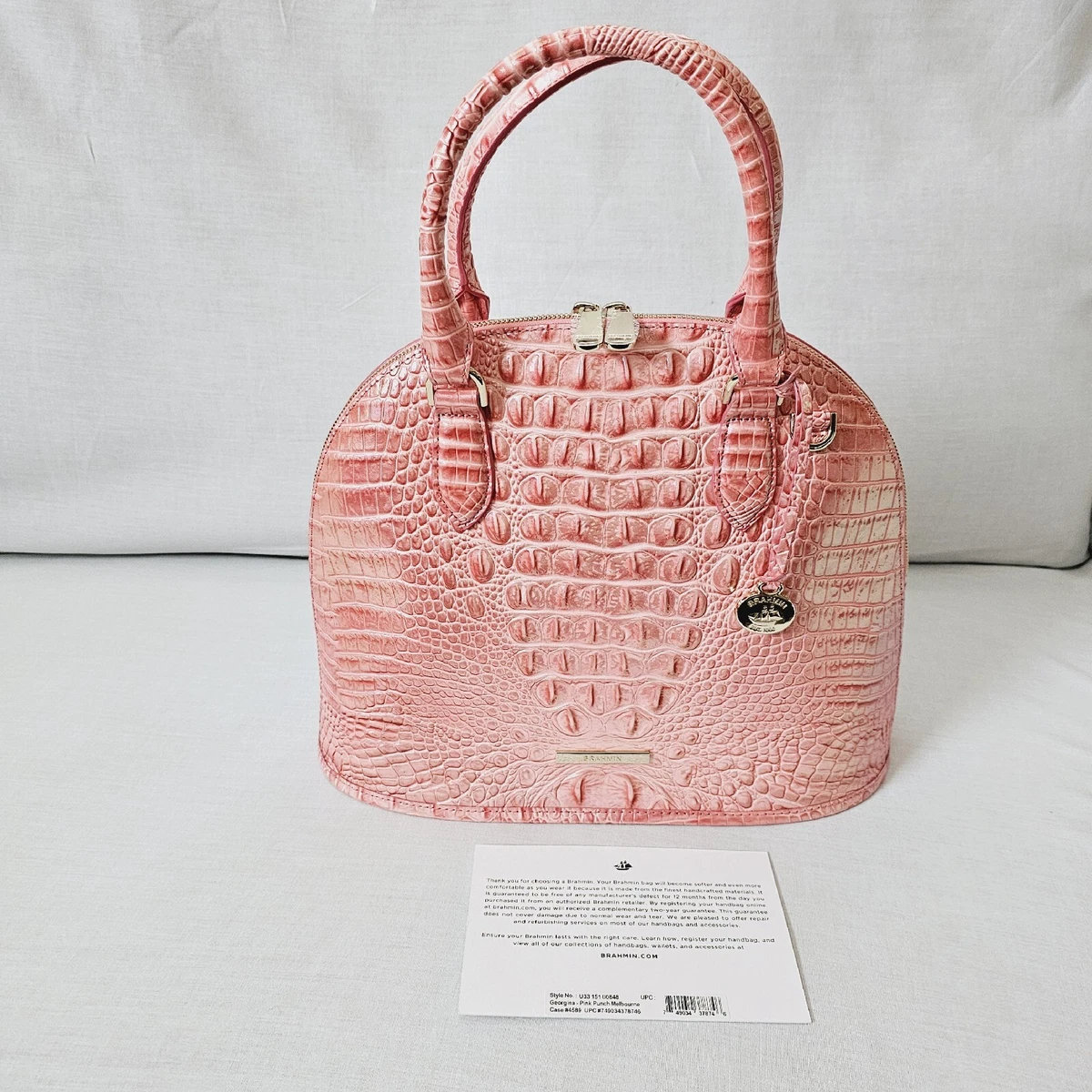 BRAHMIN GEORGINA PINK PUNCH MELBOURNE W/ADY WALLET