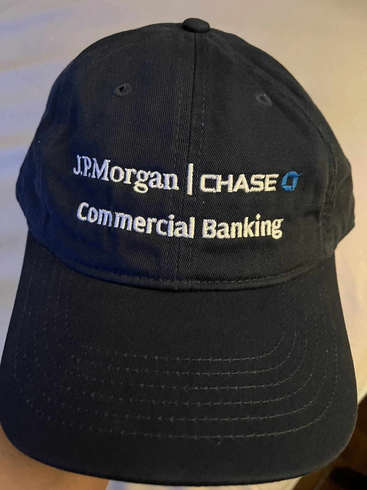 ✅NEW JP Morgan Chase Cap | Wall Street Banking Financial Navy ⭐️Last One Avail.