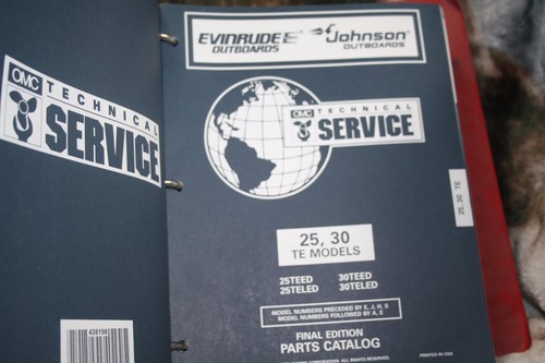 36 Evinrude & Johnson Outboards Service Final Edition Parts Catalogs - Picture 3 of 5