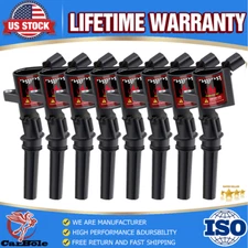 8 High Performance Ignition Coil Pack For 2000-04 Ford F150 Expedition 4.6/5.4L