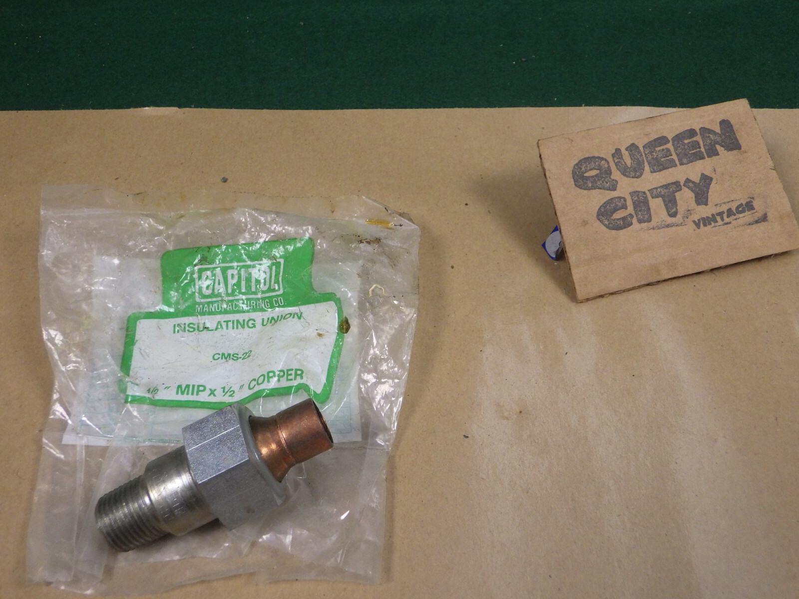 Capitol CMS-22 1/2" copper x 1/2 MIP insulating union 