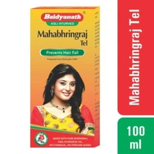 Baidyanath Mahabhringraj Tel - Ayurvedic Hair Oil, No Added Chemicals 100 ml