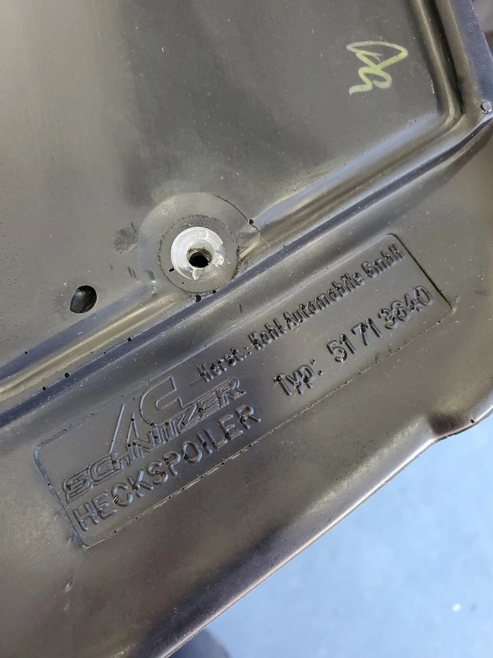 Alerón trasero AC Schnitzer tipo 2 para BMW E36 sedán - raro - Nuevo de Lote Antiguo Foto 2 de 4