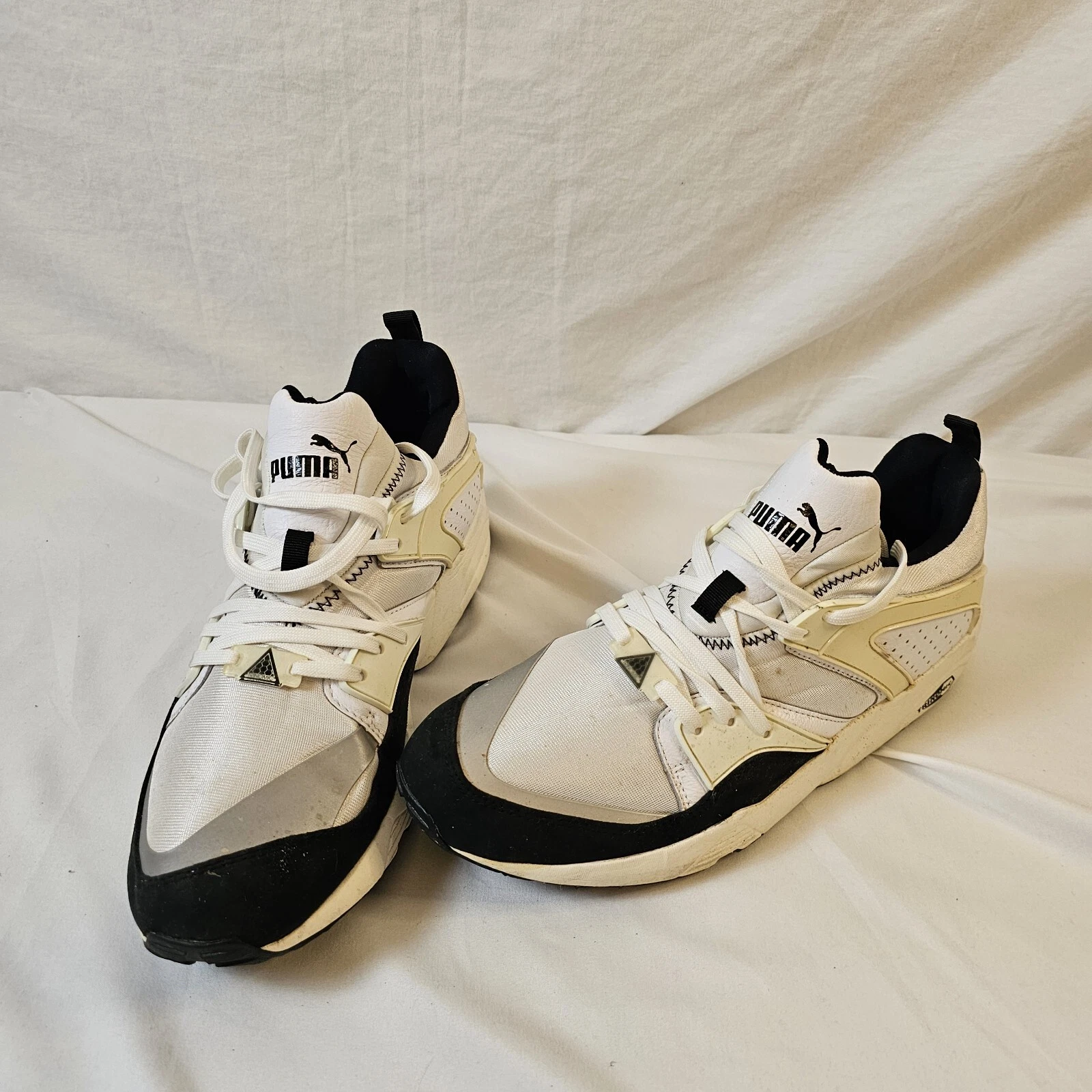 Puma Blaze Of Glory scarpe casual sneakers stringate uomo 12 bianco blu