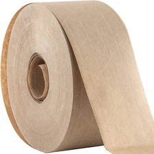 Ultra Durable Reinforced Gum Kraft Gum Tape Adhesive 2.75 Inches x 450 Feet Pack