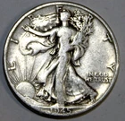 1945-D Walking Liberty Half Dollar - Very Fine - #1878EC