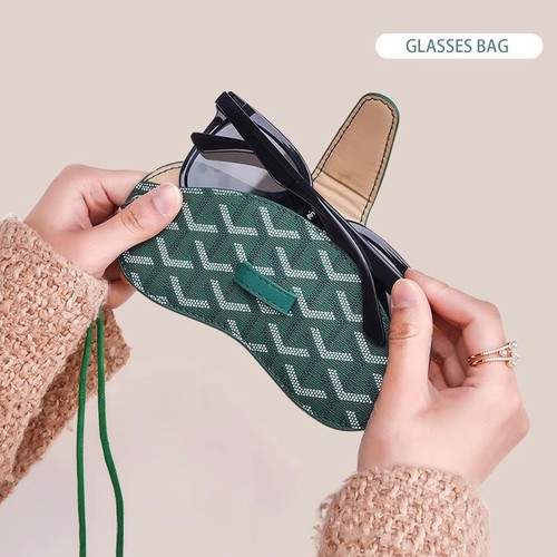 Borsa per occhiali da sole portatile, custodia per occhiali da sole sottile, custodia per occhiali da sole da viaggio con... - Foto 7 di 7