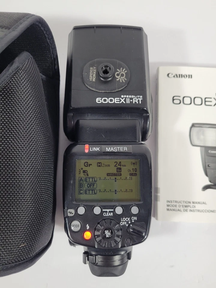 Canon Speedlite 600EX II-RT Shoe Mount Flash for Canon Tested Ships Free - Image 2 of 4