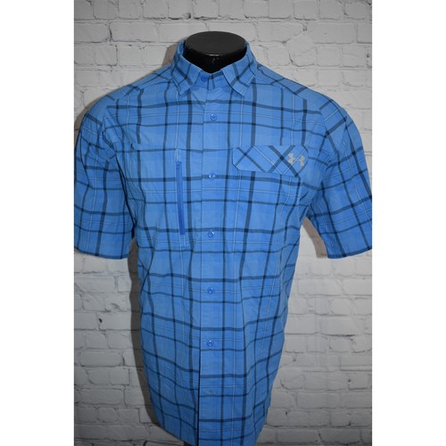 Under Armour Fishing Shirt Mens Size XL Loose Camping Hiking Polyester VENTED - Picture 7 of 8