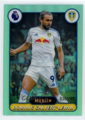 2025 Topps Merlin Premier League Aqua Refractor /199 Dominic Calvert-Lewin 1j8b