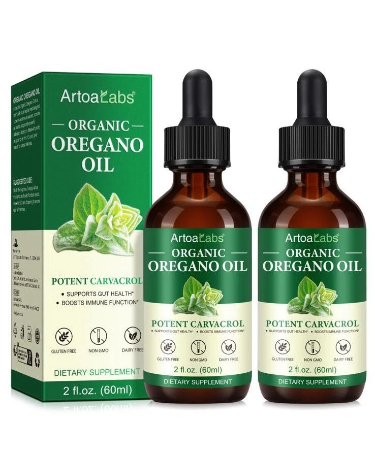 ARTOALABS ORGANIC OREGANO OIL DROPS Organic Oregano Oil Liquid Dietary Supplement FAST & FREE DELIVERY