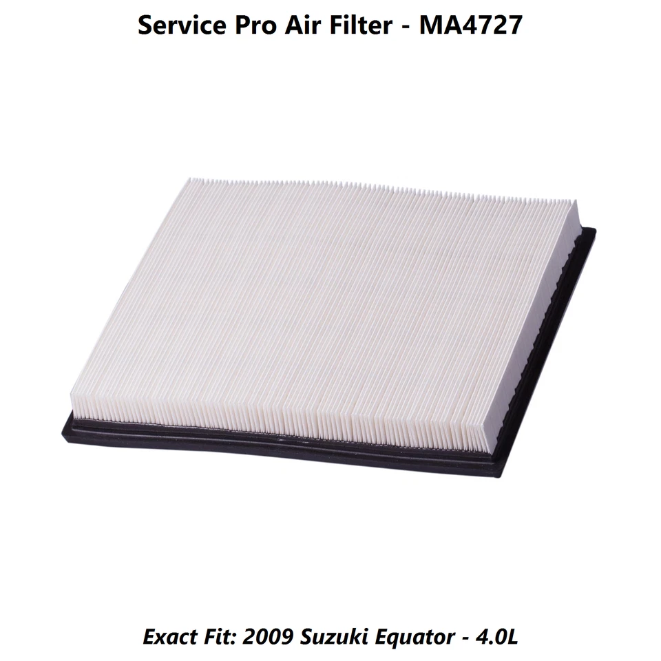 2009 Suzuki Equator 4.0L Complete Oil, Air & Cabin Filter Kit (5W-30) - Изображение 4 из 4